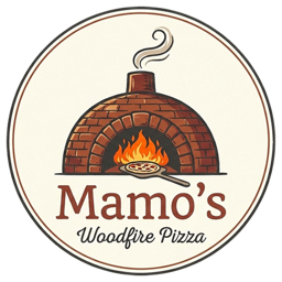 Mamo's Woodfire Pizza logo.